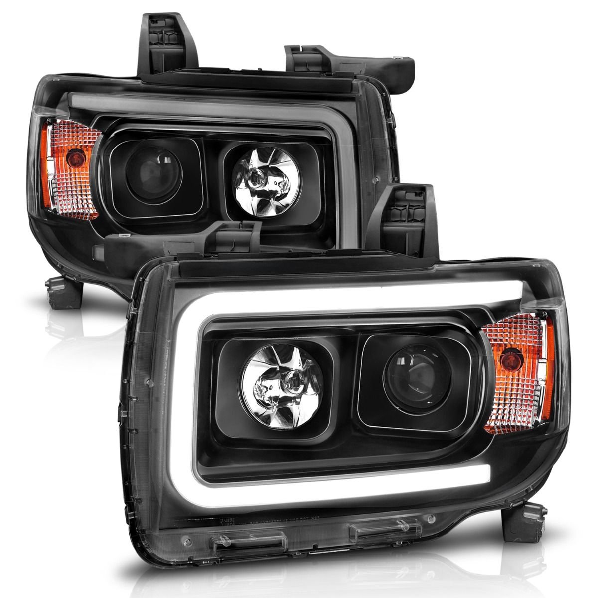 GMC Canyon 15-19 Projector Plank Style Headlight W/ Black Housing - Image 2