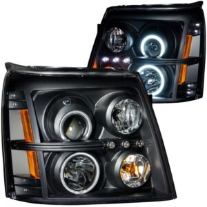 Cadillac Escalade / Escalade Esv 02-06 Projector Headlights Black
