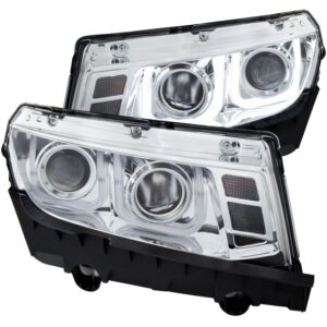 Chevy Camaro 14-15 Projector Headlights U-bar Chrome