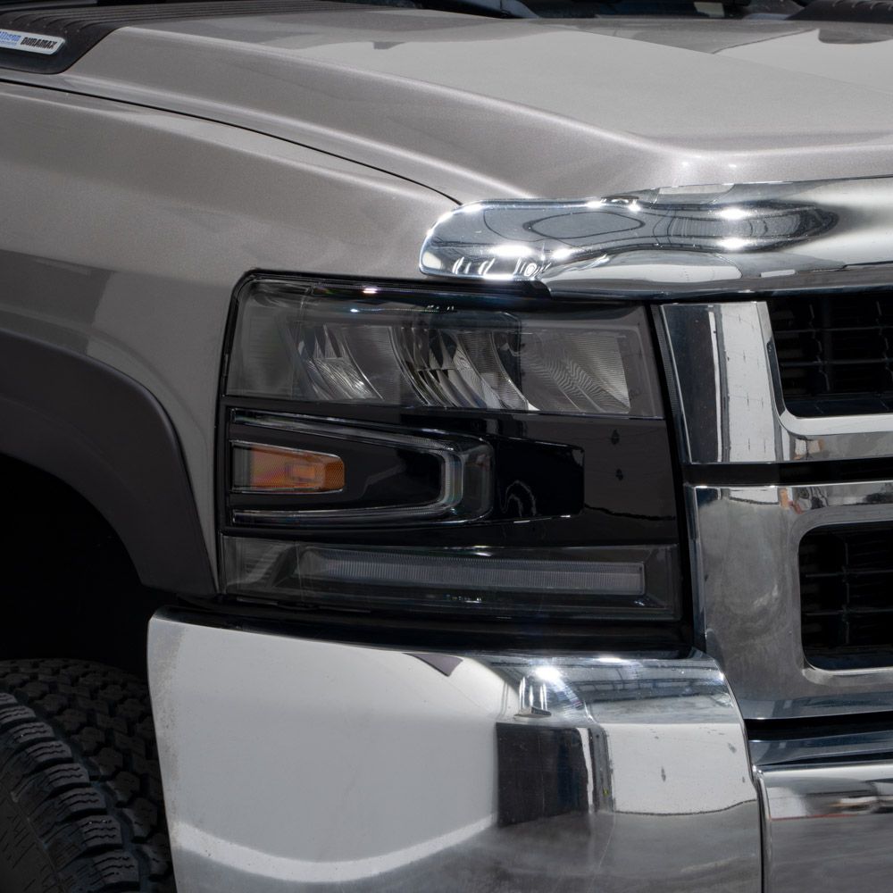 2007-2013 Chevrolet Silverado LED Reflector Headlights (pair) - Image 4