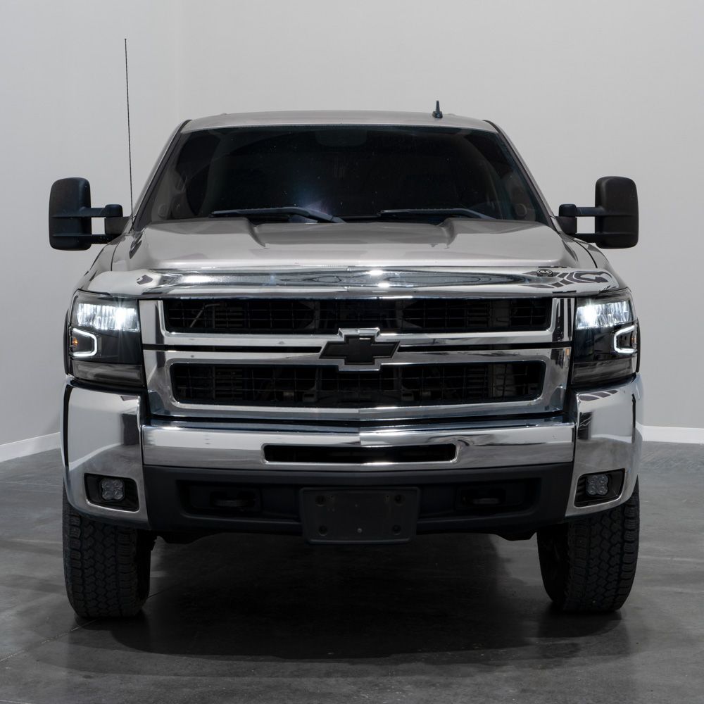 2007-2013 Chevrolet Silverado LED Reflector Headlights (pair) - Image 3
