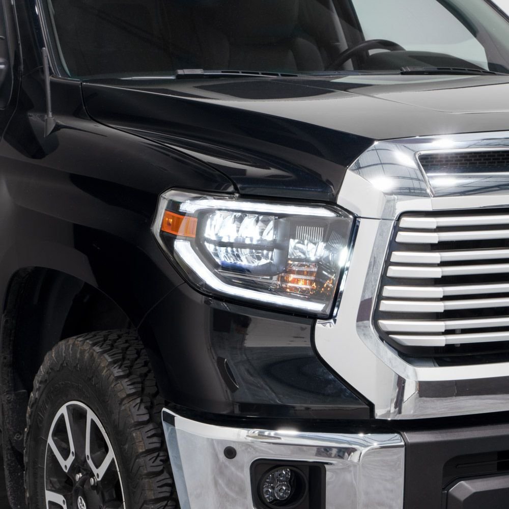 2014-2021 Toyota Tundra LED Reflector Headlights (pair) - Image 2