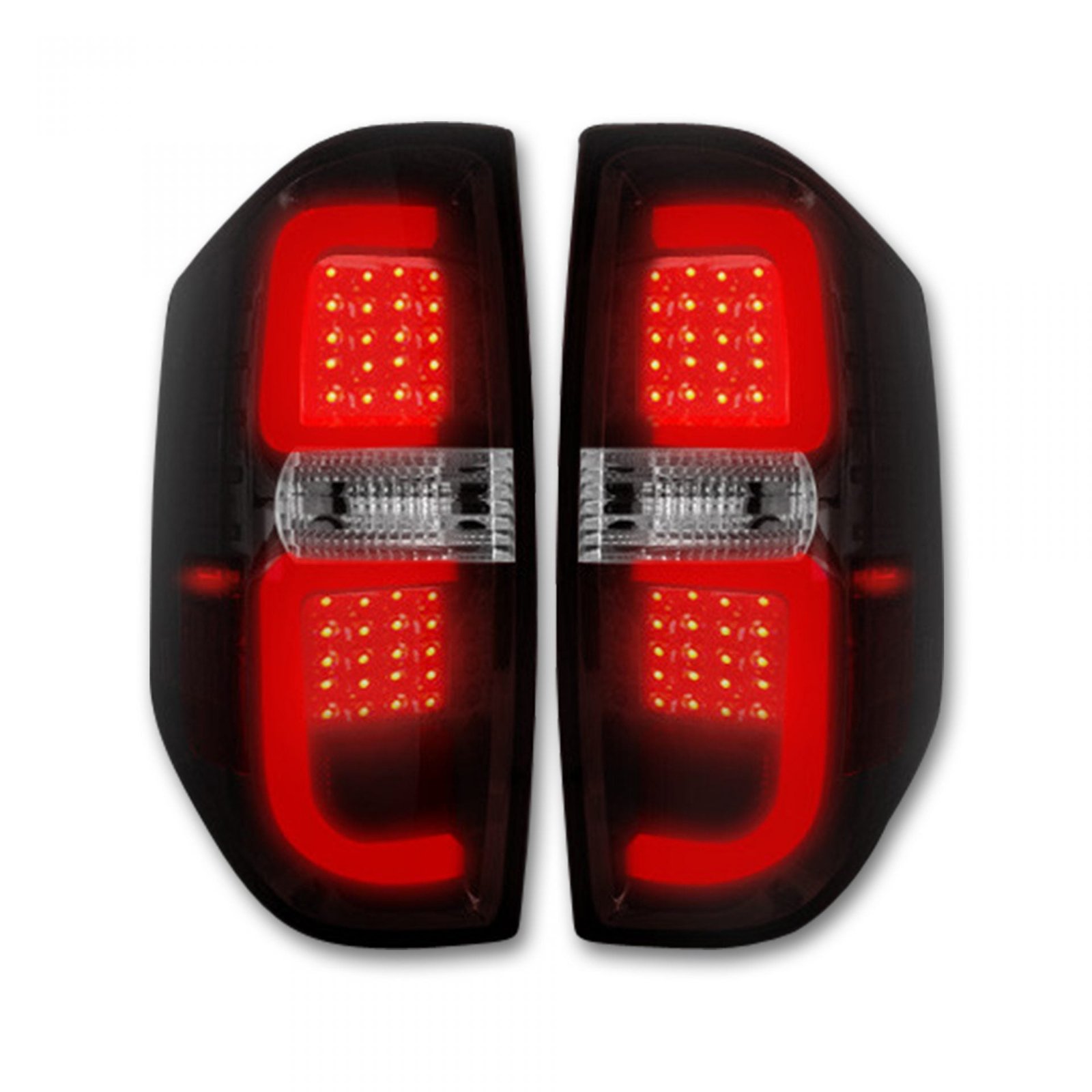 Toyota Tundra 14-21 LED Tail Lights in Dark Red Smoked - Image 2