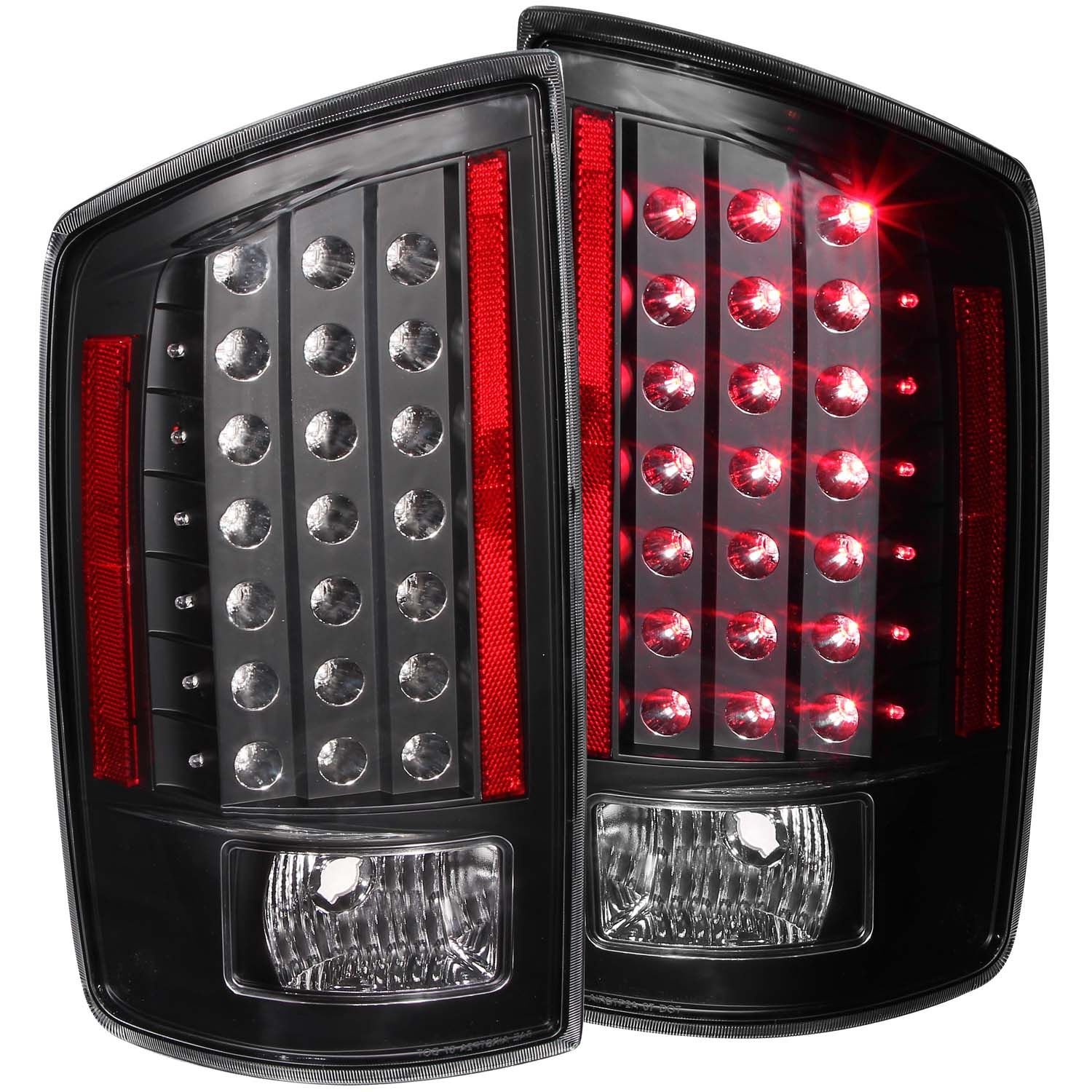 Dodge Ram 1500 06-08 / Ram 2500/3500 07-09 Led Tail Lights Black