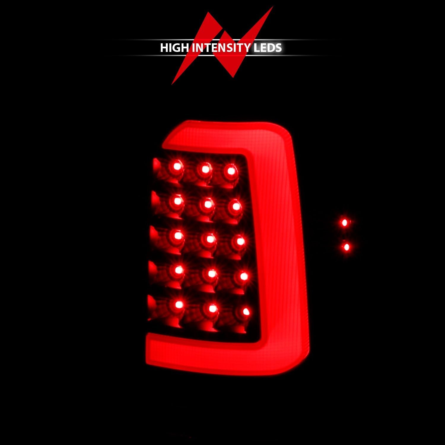 DODGE DAKOTA 97-04 LED LIGHT BAR TAIL LIGHTS BLACK SMOKE LENS - Image 6