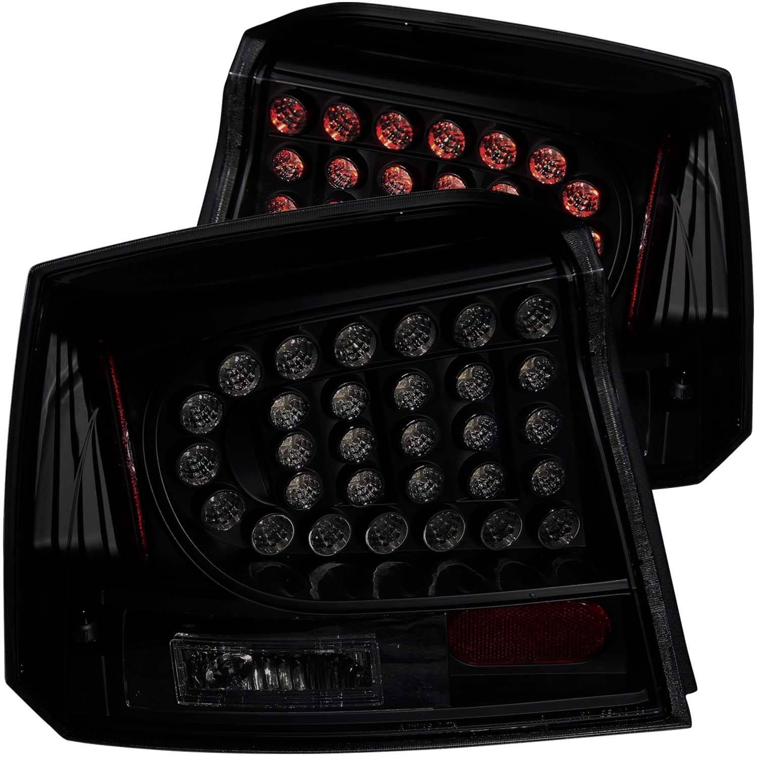 Dodge Charger 06-10 Led Tail Lights Dark Smoke