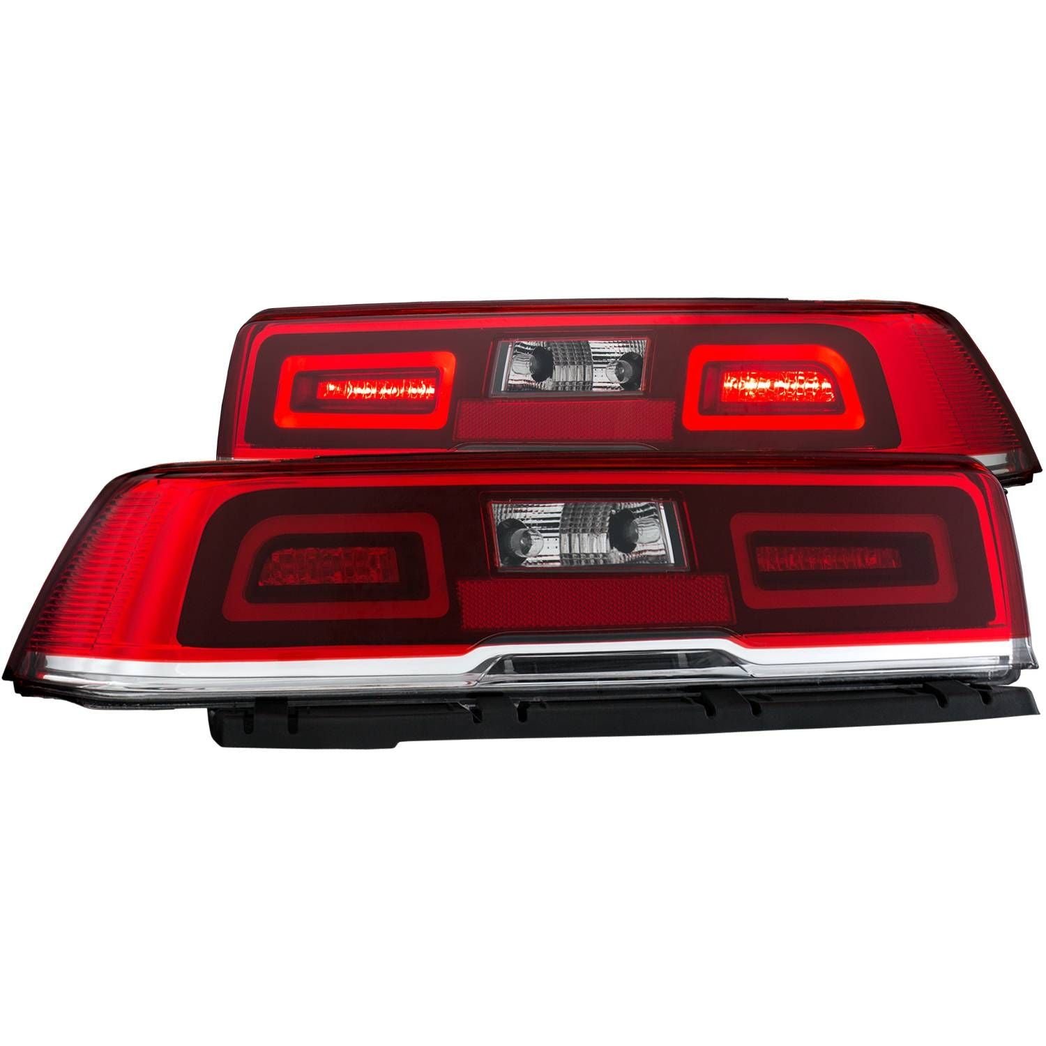 Chevy Camaro 14-15 LED Tail Lights Red Clear