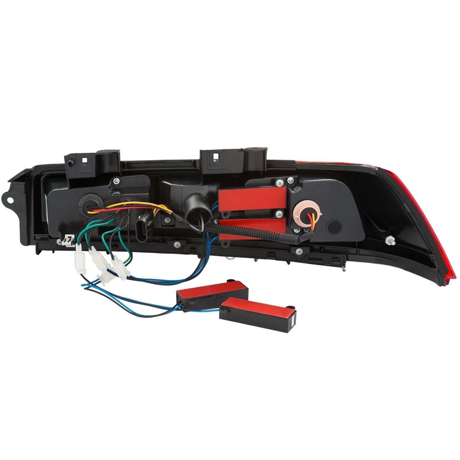 Chevy Camaro 14-15 LED Tail Lights Red Clear - Image 2