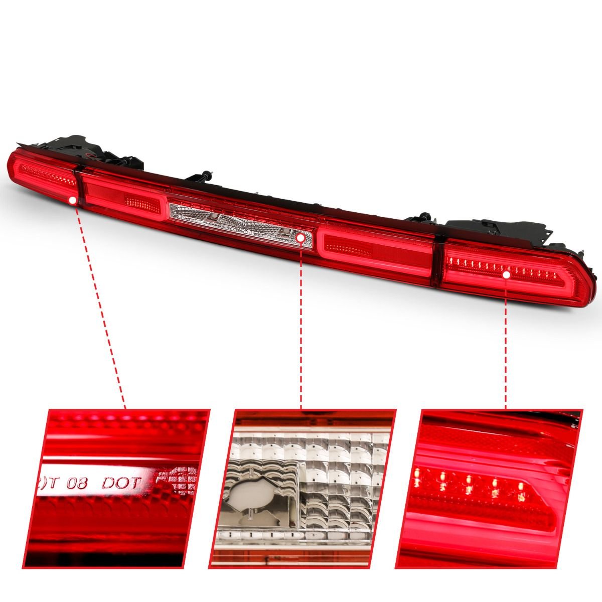 Dodge Challenger 08-14 Sequential Led Tail Lights (3 Pc) - Image 3