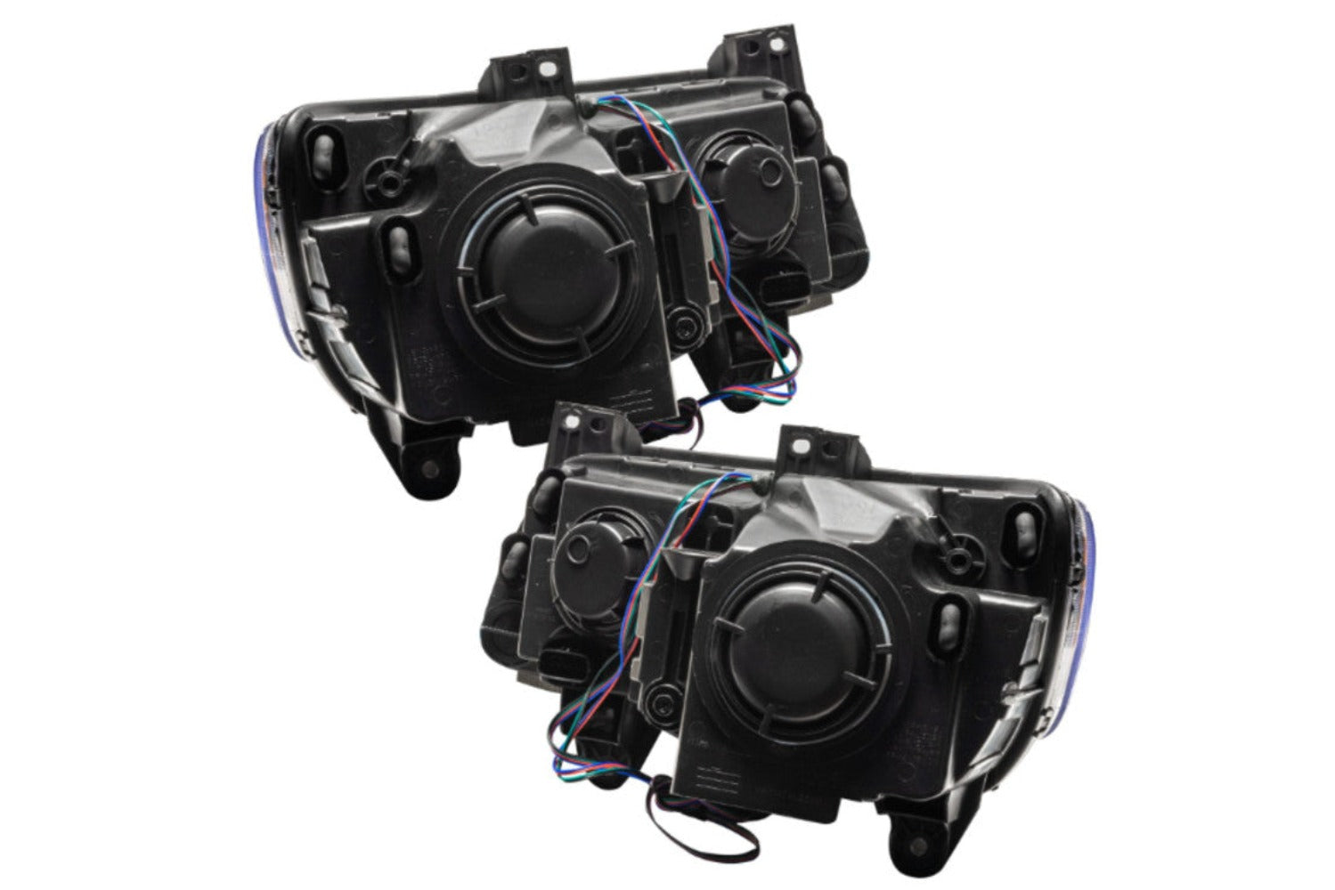 Oracle LED Halo Headlights: 11-14 Chrysler 300c W/o OEM HID (Black / Colorshift RGB + RGB DRL / 2.0 Controller) - Image 5