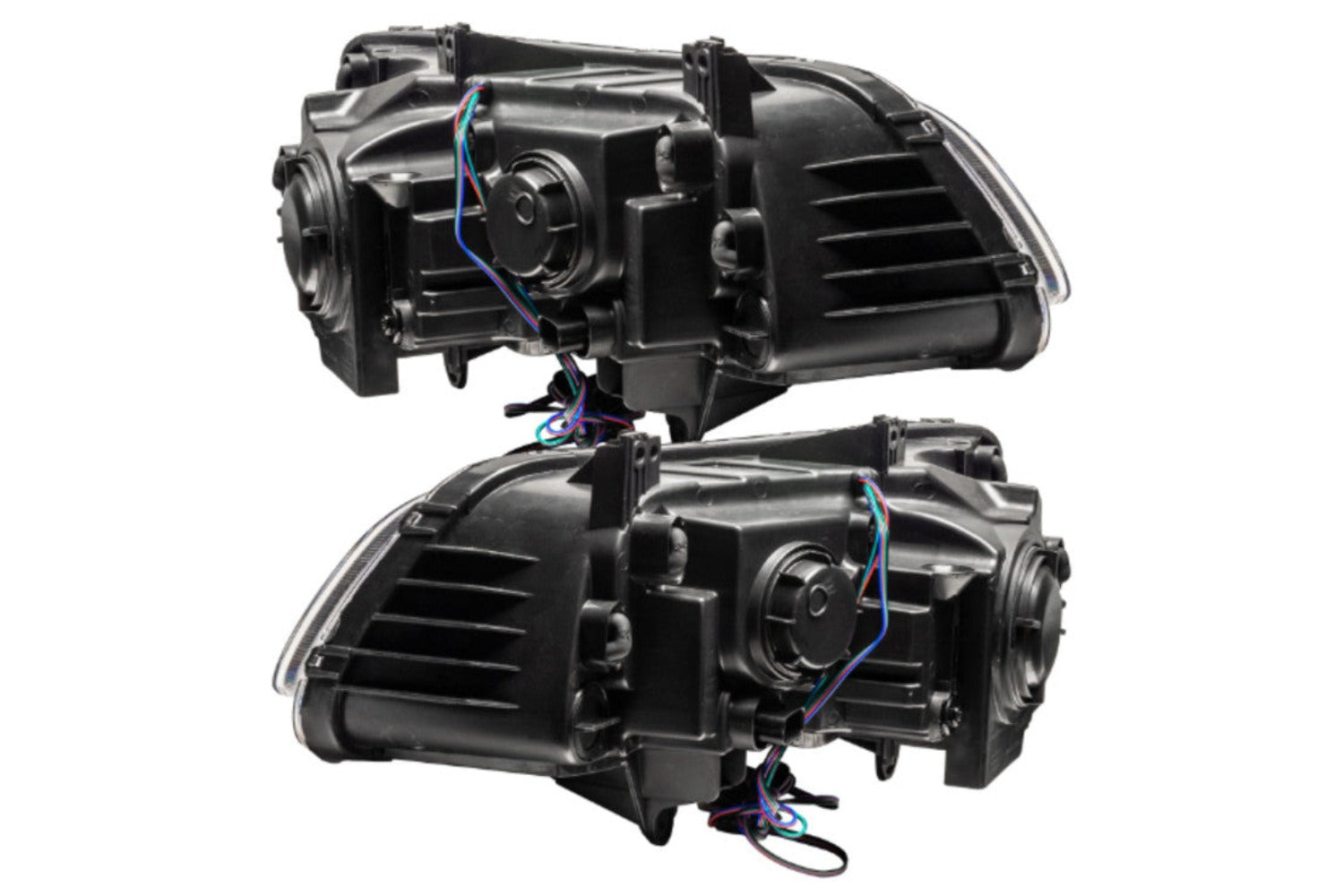 Oracle LED Halo Headlights: 11-14 Chrysler 300c W/o OEM HID (Black / Colorshift RGB + RGB DRL / No Controller) - Image 5
