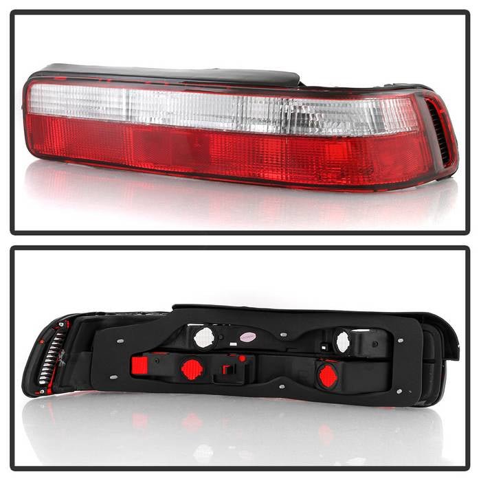 Acura Integra 90-93 2Dr Euro Style Tail Lights - Red Clear - Image 2