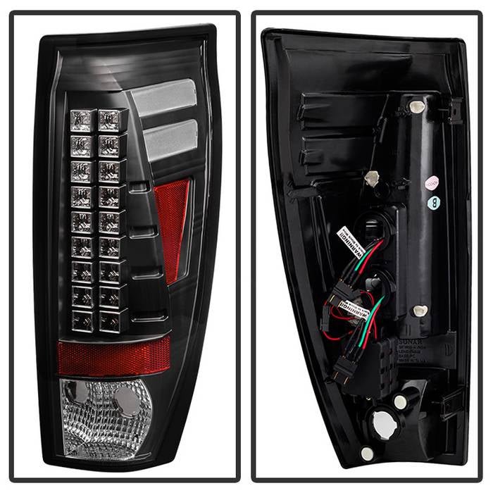 Chevy Avalanche 02-06 LED Tail Lights - Black - Image 4