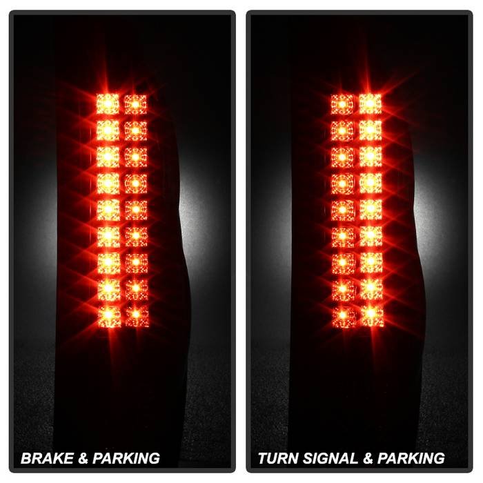 Chevy Avalanche 02-06 LED Tail Lights - Black - Image 6