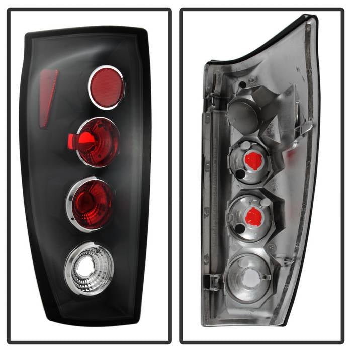 Chevy Avalanche 02-06 Euro Style Tail Lights - Black - Image 2