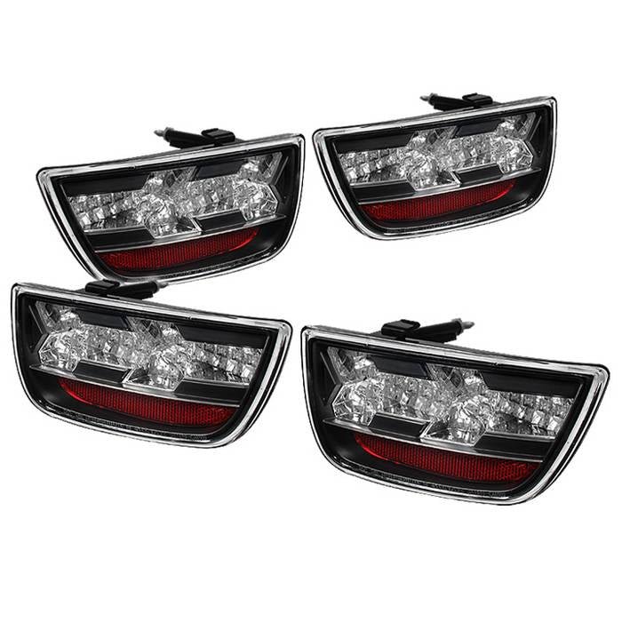 Chevy Camaro 10-13 LED Tail Lights - Black