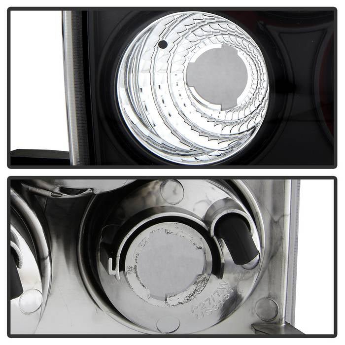Chevy Silverado Stepside 99-04 Euro Style Tail Lights - Black - Image 5