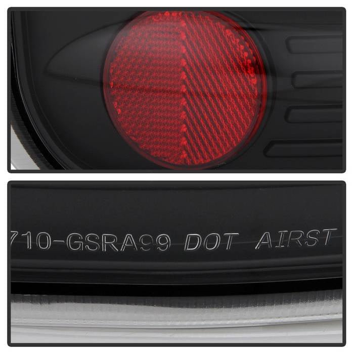Chevy Silverado Stepside 99-04 Euro Style Tail Lights - Black - Image 6