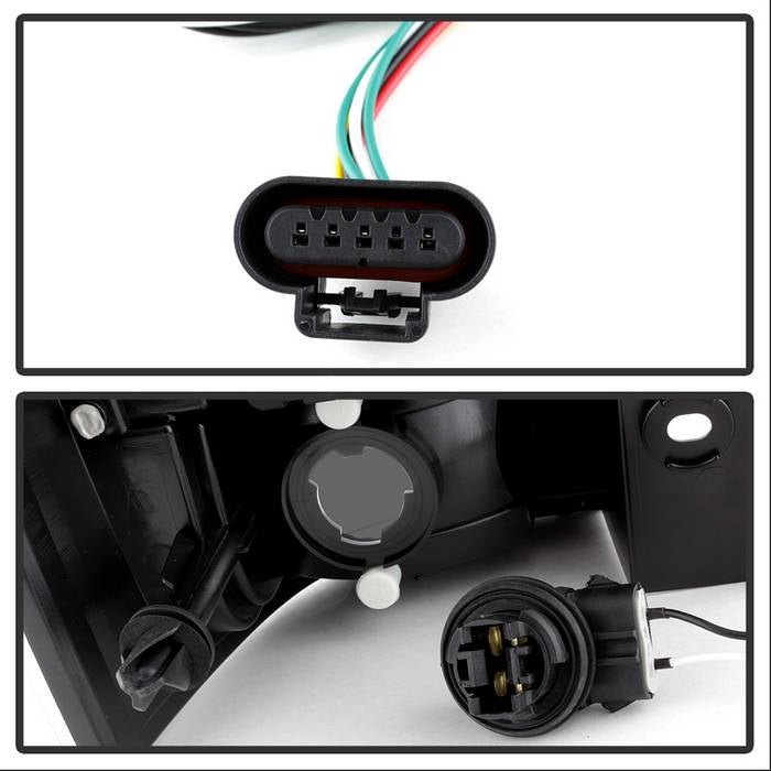 Chevy Suburban/Tahoe 07-14 / GMC Yukon/Yukon Denali 07-14 ( 08-13 excluding Hybrid Models ) - LED Tail Lights - Black Smoke - Image 5