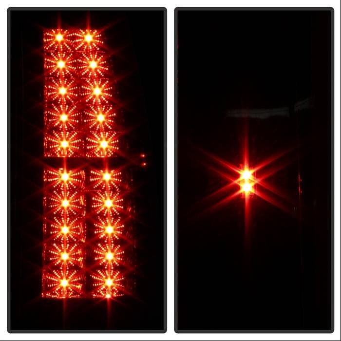 Chevy Suburban/Tahoe 07-14 / GMC Yukon/Yukon Denali 07-14 ( 08-13 excluding Hybrid Models ) - LED Tail Lights - Black Smoke - Image 6