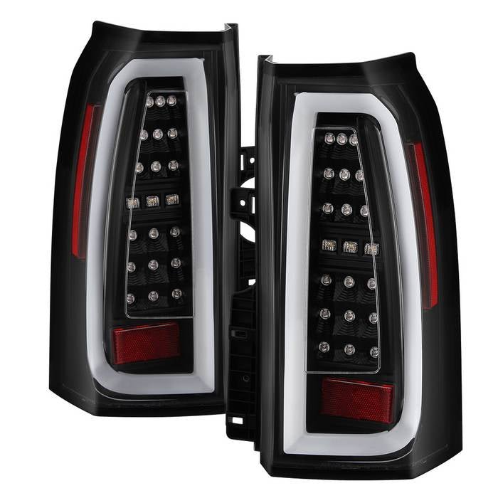 Chevy Tahoe / Suburban 15-19 light bar LED Tail Lights - Black
