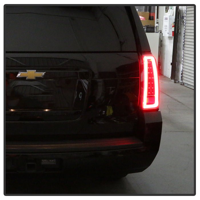 Chevy Tahoe / Suburban 15-19 light bar LED Tail Lights - Black - Image 13