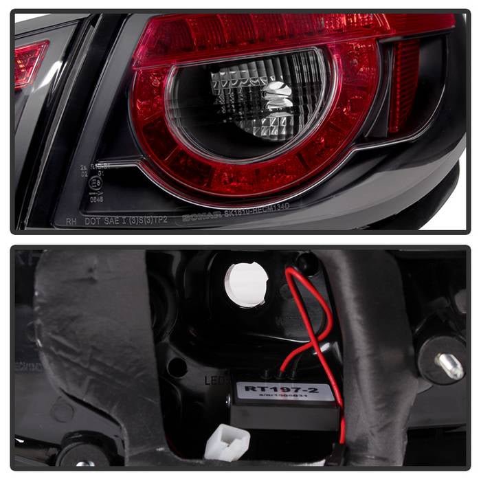 Chevy SS 2014-2016 LED Tail Lights - Black - Image 4