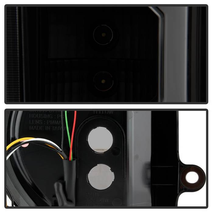 Dodge Durango 04-09 LED Tail Lights - Black Smoke - Image 5