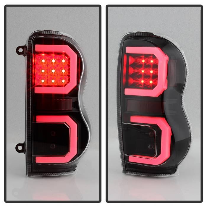 Dodge Durango 04-09 LED Tail Lights - Black Smoke - Image 8