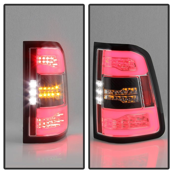 Dodge Ram 1500 2019-2020 Halogen Model LED Tail Light - Chrome - Image 6