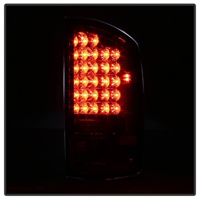 Dodge Ram 02-06 1500 / Ram 2500/3500 03-06 LED Style Tail Lights - Smoke - Image 5