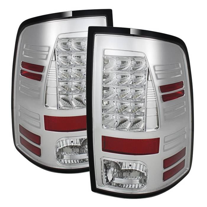 Dodge Ram 1500 13-18 / Ram 2500/3500 13-18 LED Tail Lights - Chrome