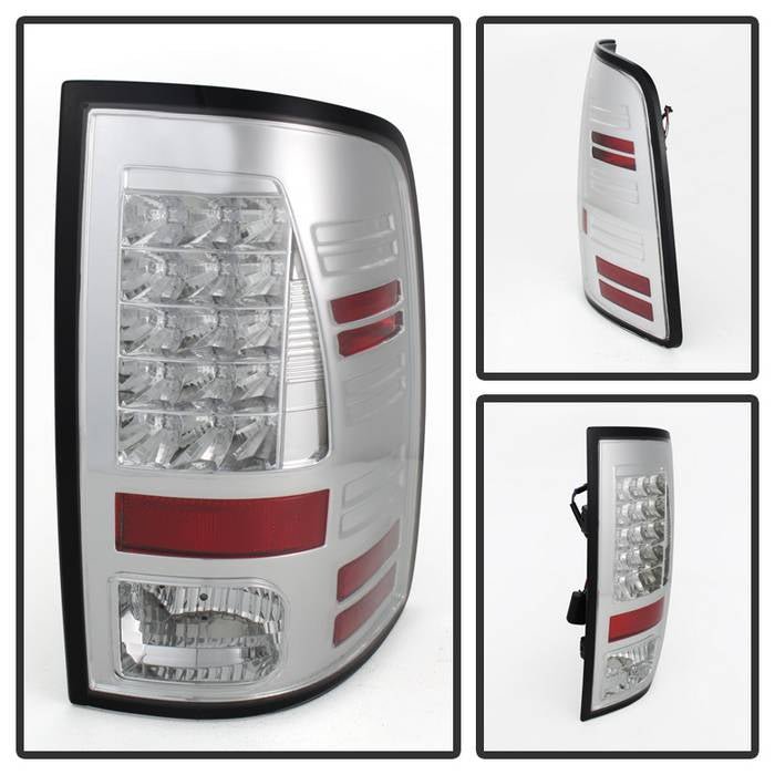 Dodge Ram 1500 13-18 / Ram 2500/3500 13-18 LED Tail Lights - Chrome - Image 2