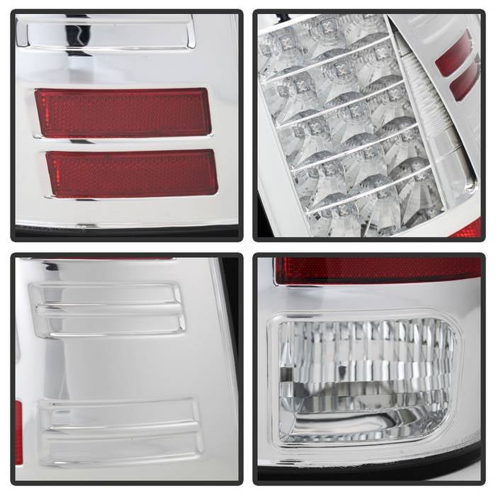 Dodge Ram 1500 13-18 / Ram 2500/3500 13-18 LED Tail Lights - Chrome - Image 4