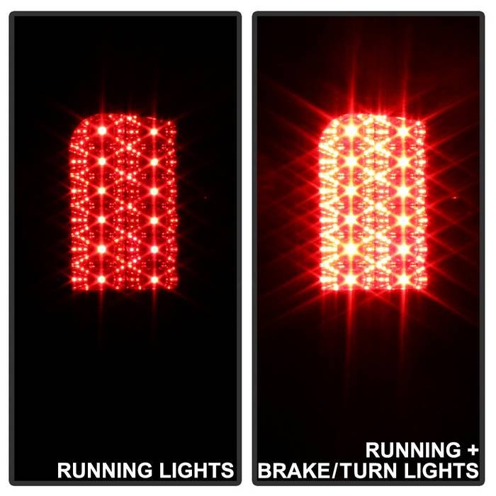 Dodge Ram 1500 94-01 / Ram 2500/3500 94-02 LED Tail Lights - Black - Image 9