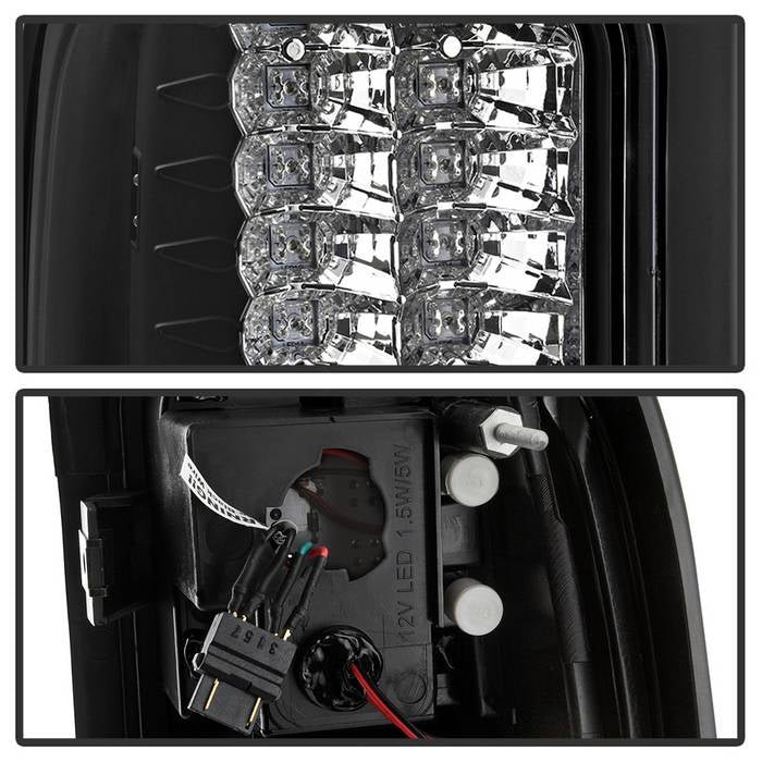 Dodge Ram 1500 94-01 / Ram 2500/3500 94-02 LED Tail Lights - Black - Image 4