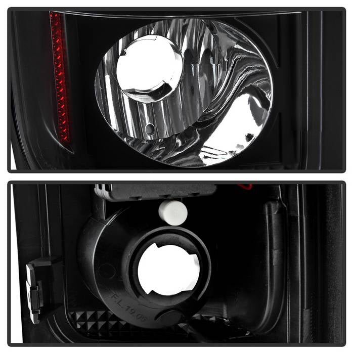 Dodge Ram 1500 94-01 / Ram 2500/3500 94-02 LED Tail Lights - Black - Image 5
