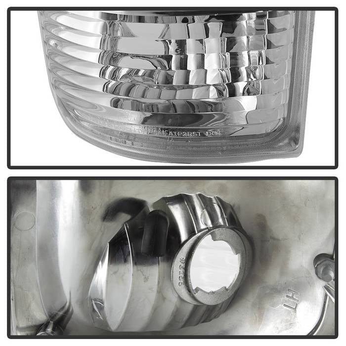 Ford Expedition 97-02 Euro Style Tail Lights - Chrome - Image 4