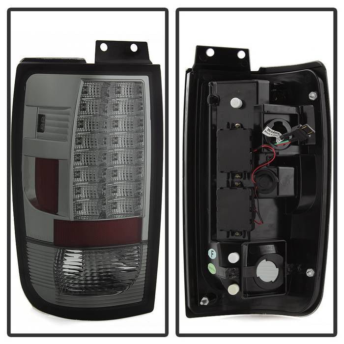 Ford Expedition 97-02 Version 2 LED Tail Lights - Smoke - Image 2