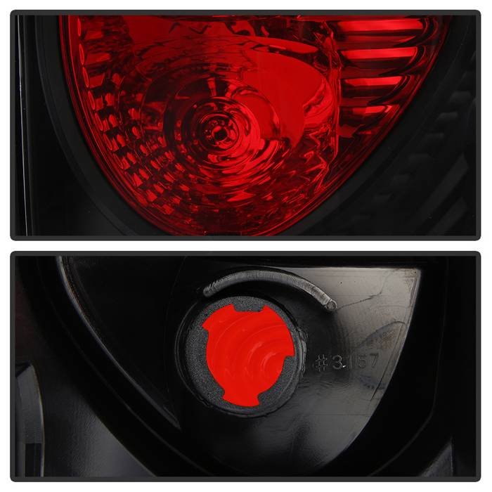 Ford Explorer 98-01 Mercury Mountaineer 97-01 Euro Style Tail Lights - Black - Image 4