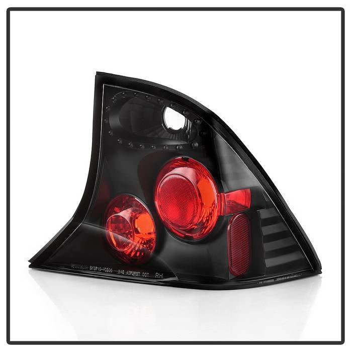 Ford Focus 00-04 4Dr Euro Style Tail Lights- Black - Image 2
