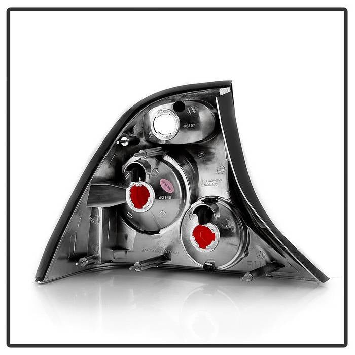 Ford Focus 00-04 4Dr Euro Style Tail Lights- Black - Image 3