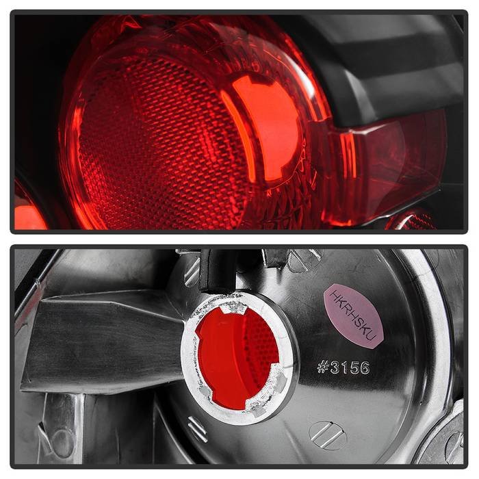 Ford Focus 00-04 4Dr Euro Style Tail Lights- Black - Image 4