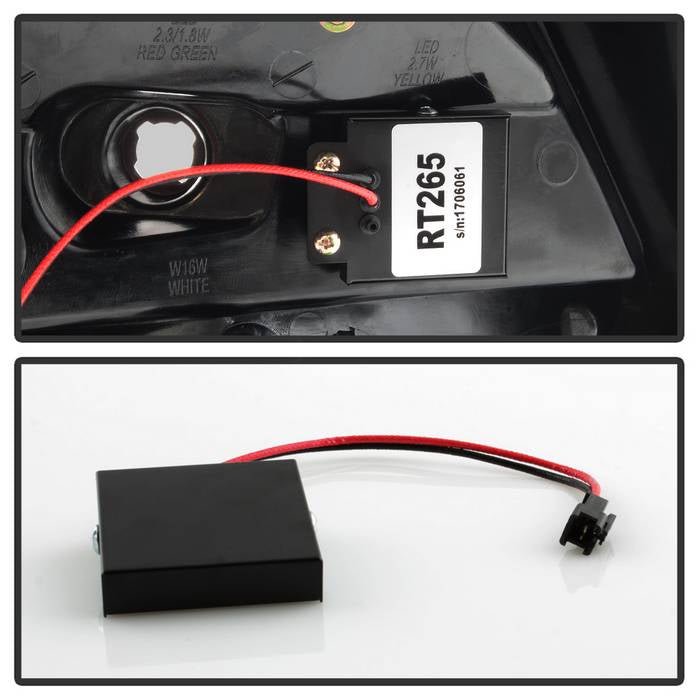Ford Focus 12-14 5Dr Only LED Tail Lights - Red Clear - Image 5