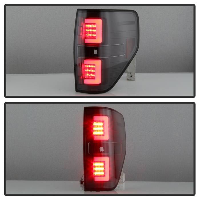 Ford F150 09-14 Version 2 Light Bar LED Tail Lights - Black - Image 8