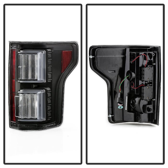 Ford F150 2015-2017 Light Bar LED Tail Lights - All Black - Image 2