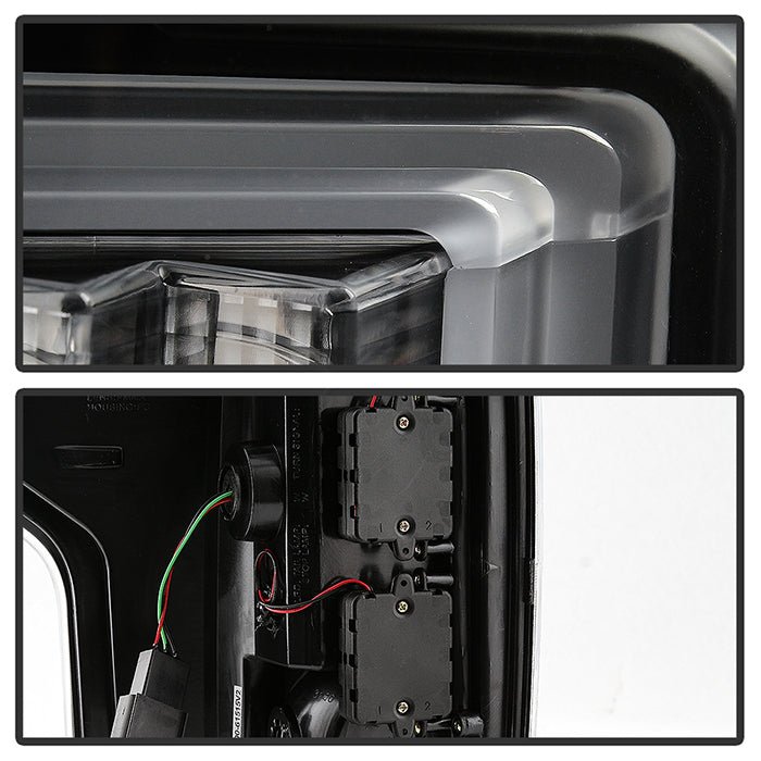 Ford F150 2015-2017 Light Bar LED Tail Lights - All Black - Image 4