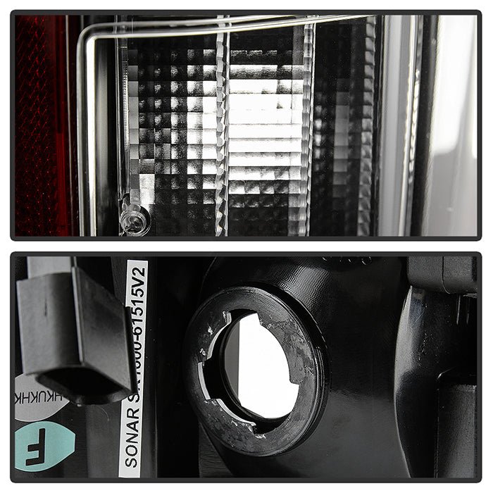 Ford F150 2015-2017 Light Bar LED Tail Lights - All Black - Image 5