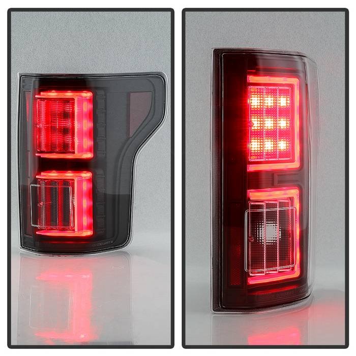 Ford F150 2018-2019 Light Bar LED Tail Lights - All Black - Image 8