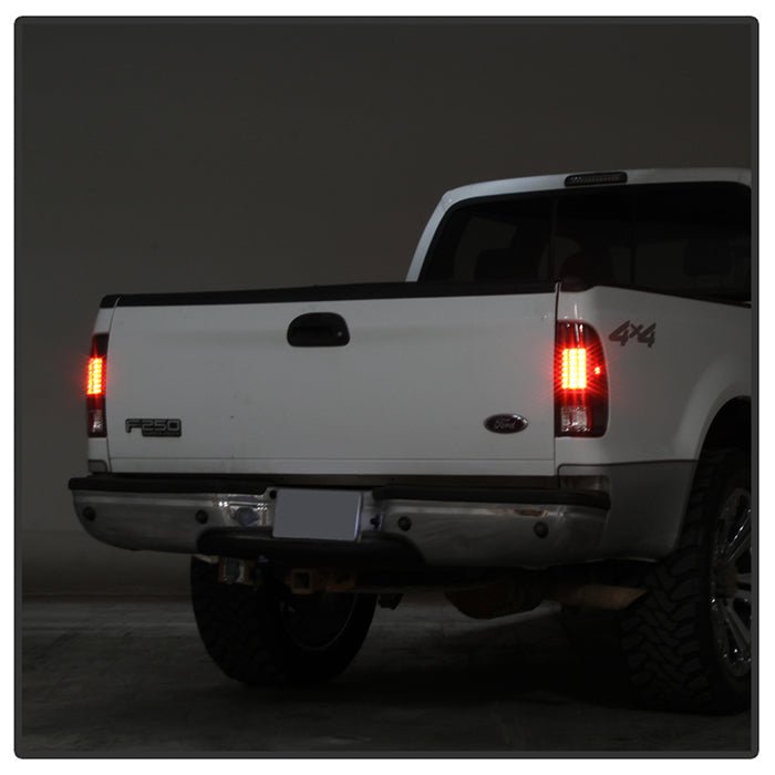 Ford F150 Styleside 97-03 / F250/350/450/550 Super Duty 99-07 LED Tail Lights - Black - Image 6